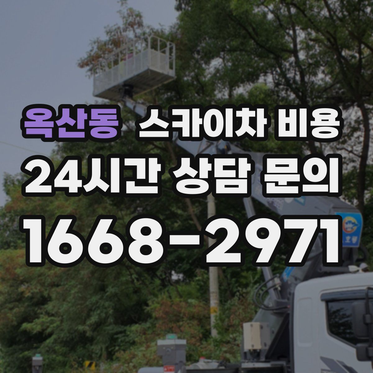 옥산동 스카이차 비용