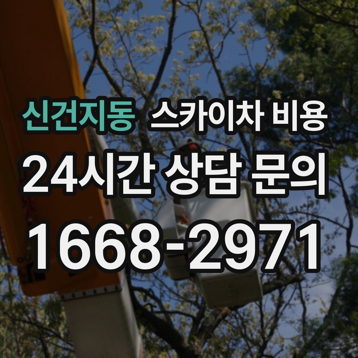 신건지동 스카이차 비용 자재 하역·정리가 필요한 경우 체크 포인트