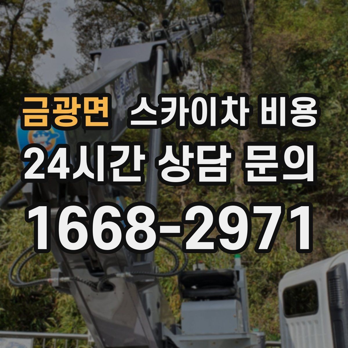 금광면 스카이차 비용 작업 유형별로 달라지는 포인트 총정리