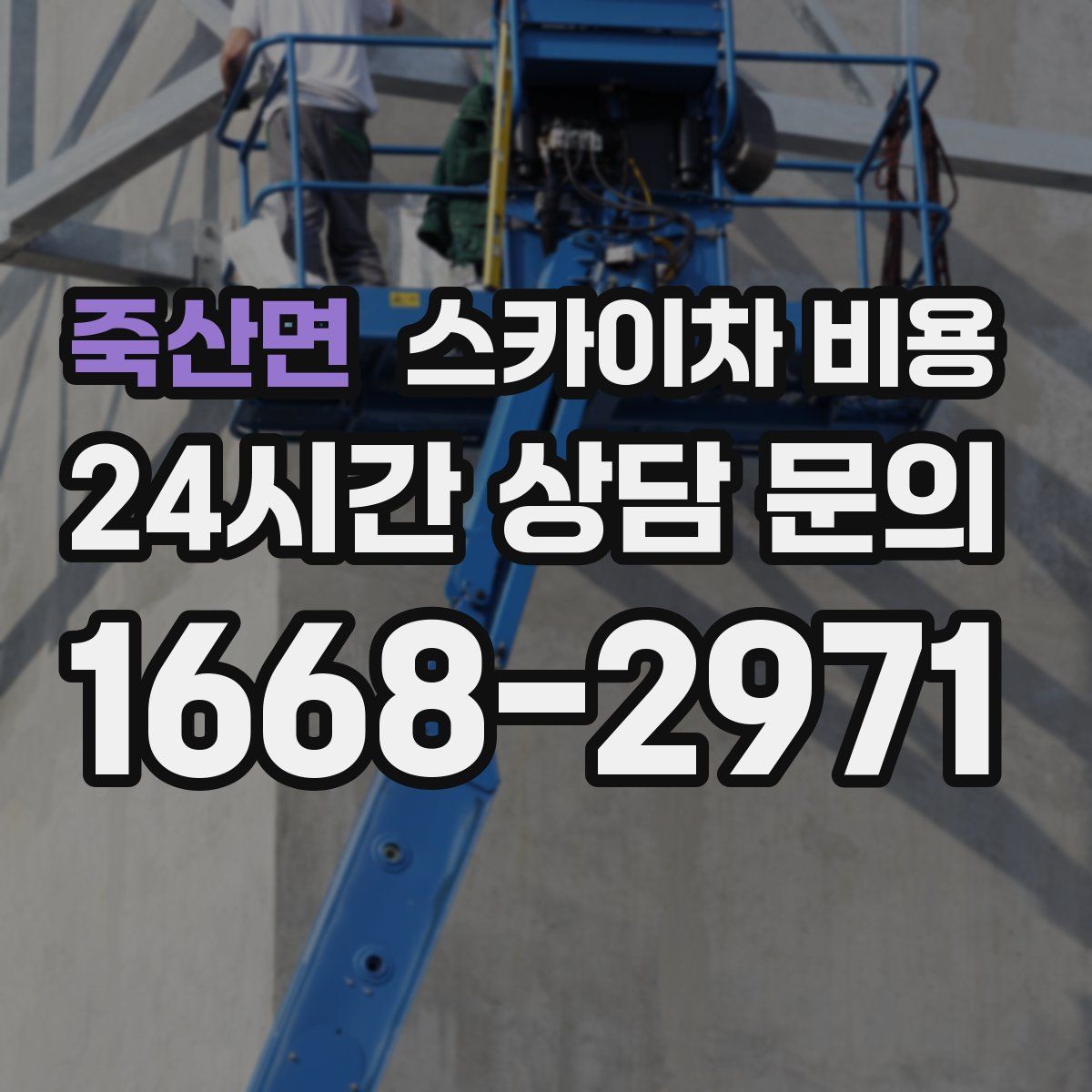 죽산면 스카이차 비용