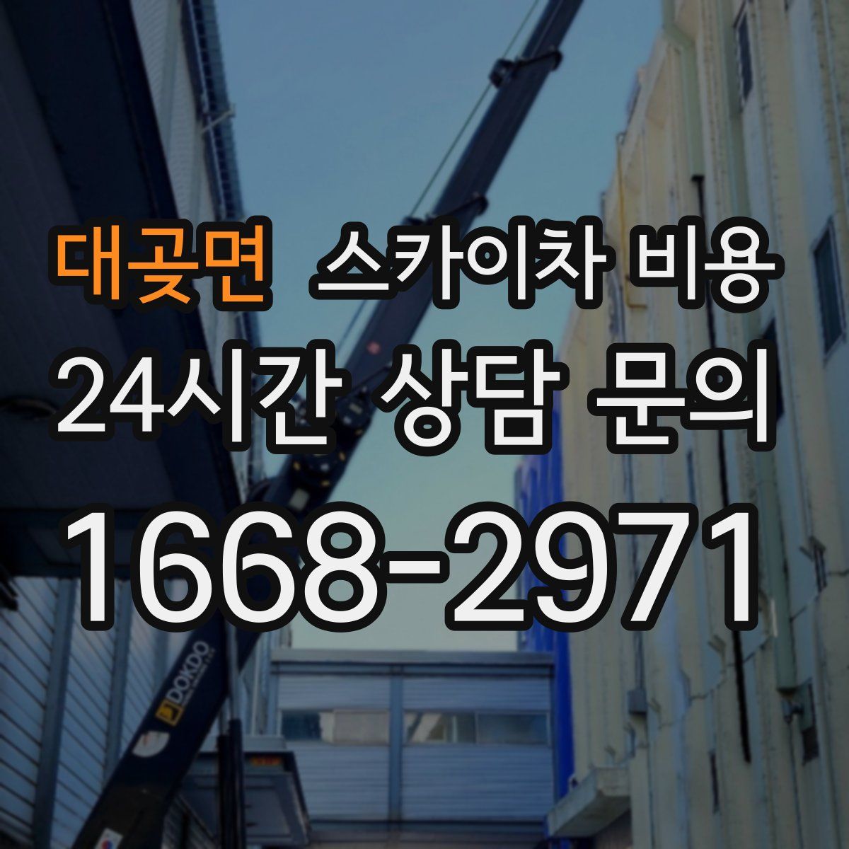 대곶면 스카이차 비용