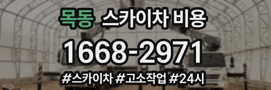 목동 스카이차 비용