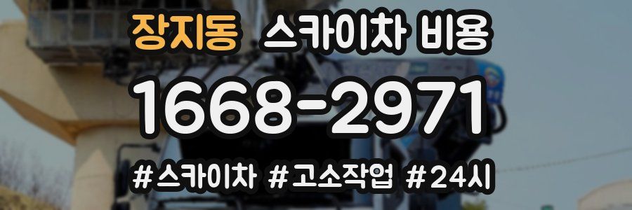 장지동 스카이차 비용