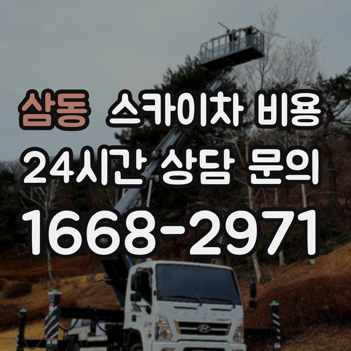 삼동 스카이차 비용