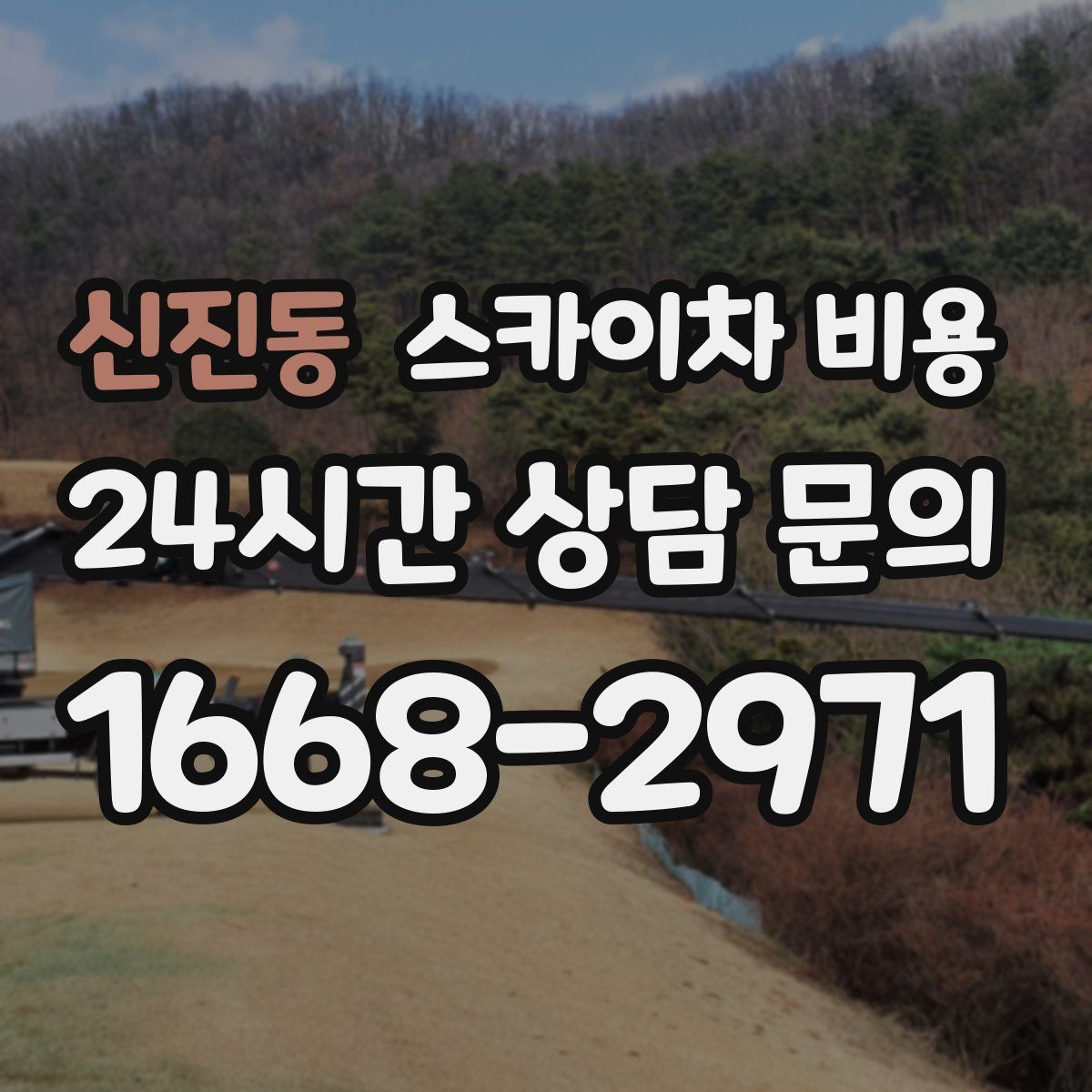 신진동 스카이차 비용