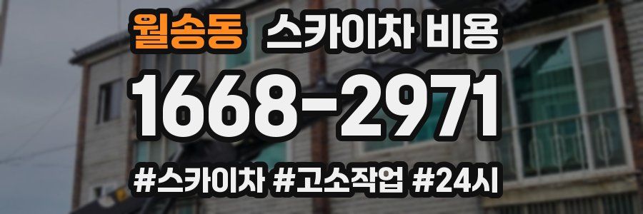 월송동 스카이차 비용