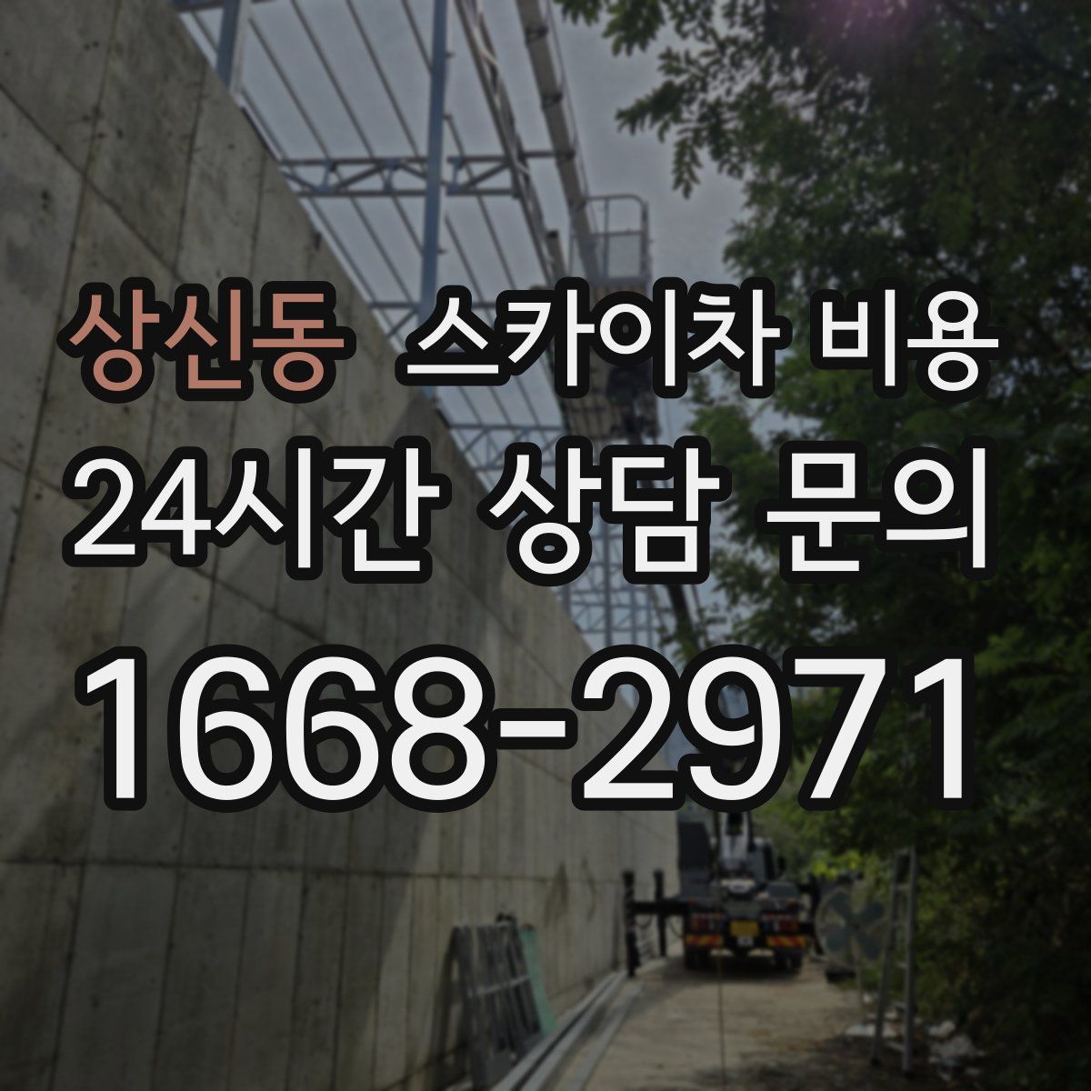 상신동 스카이차 비용