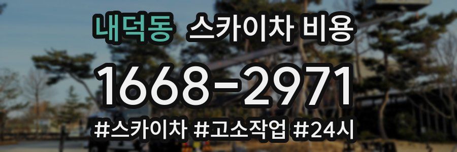 내덕동 스카이차 비용