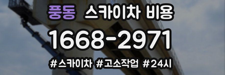 풍동 스카이차 비용