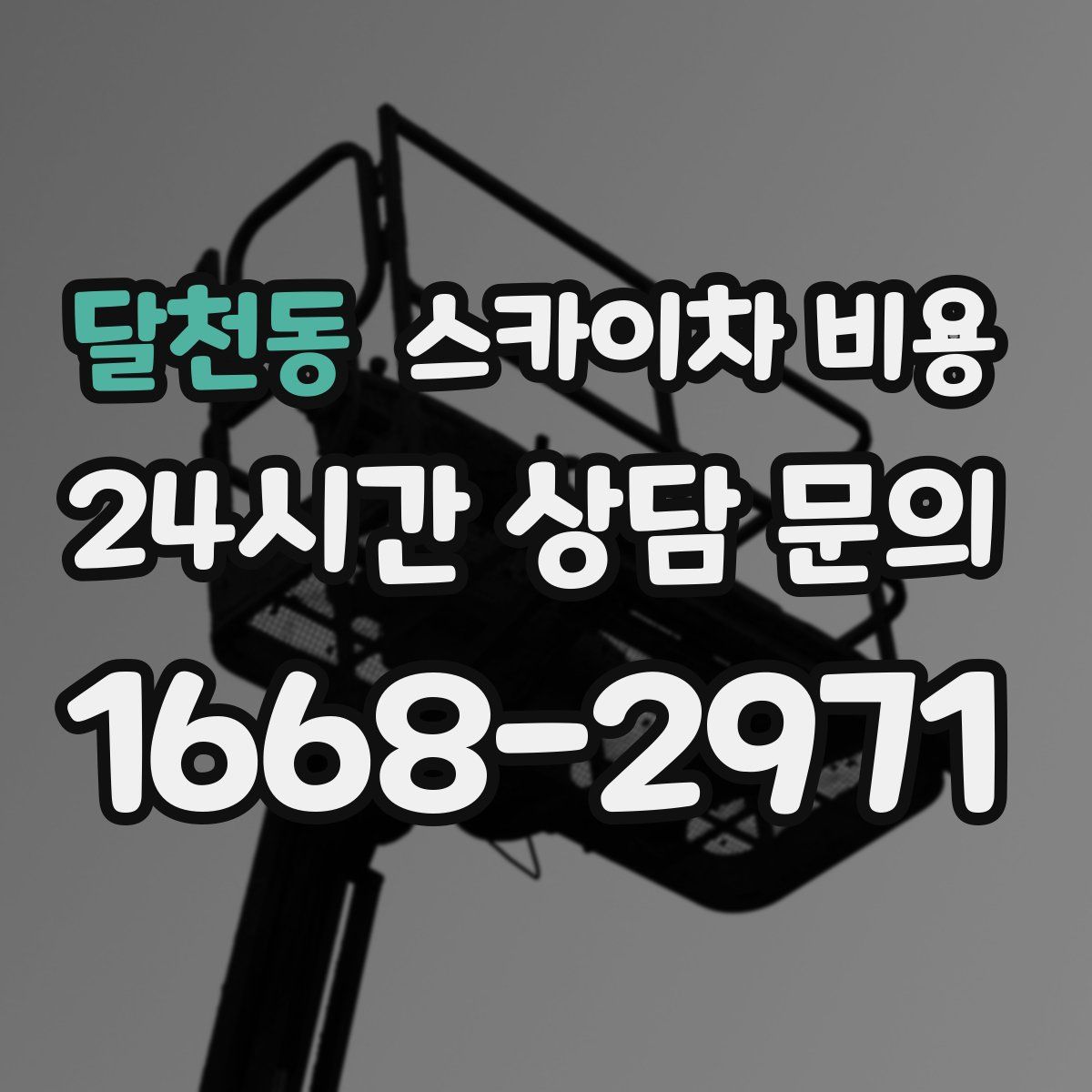 달천동 스카이차 비용