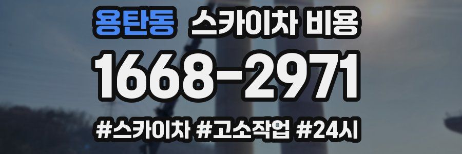 용탄동 스카이차 비용