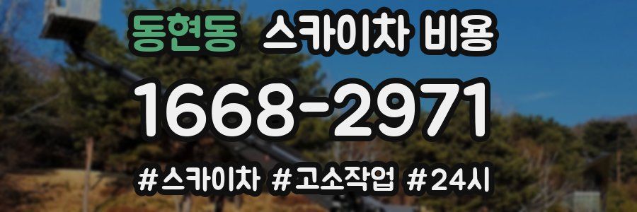 동현동 스카이차 비용