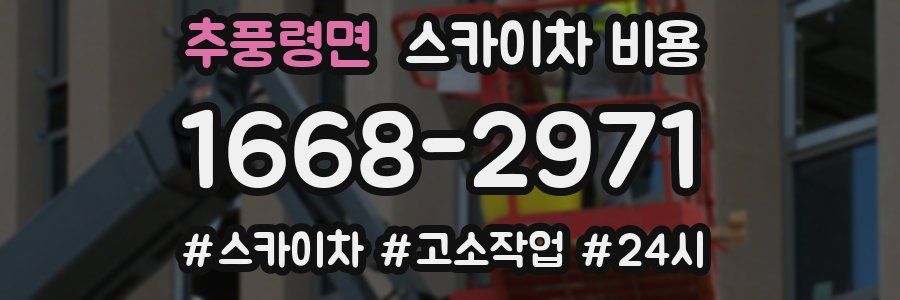 추풍령면 스카이차 비용