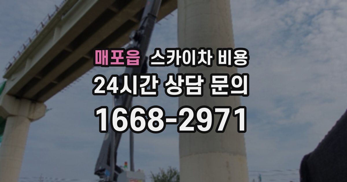 매포읍 스카이차 비용