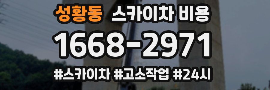 성황동 스카이차 비용