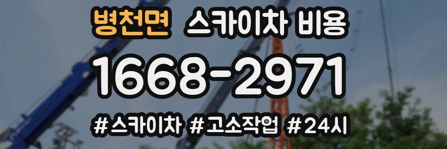 병천면 스카이차 비용