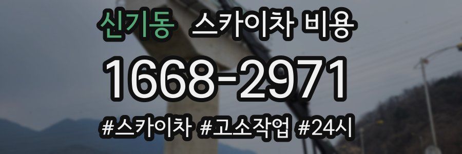 신기동 스카이차 비용