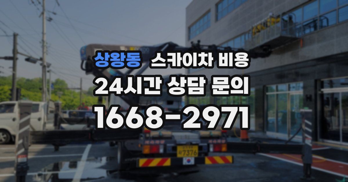 상왕동 스카이차 비용