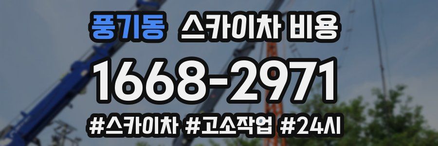 풍기동 스카이차 비용