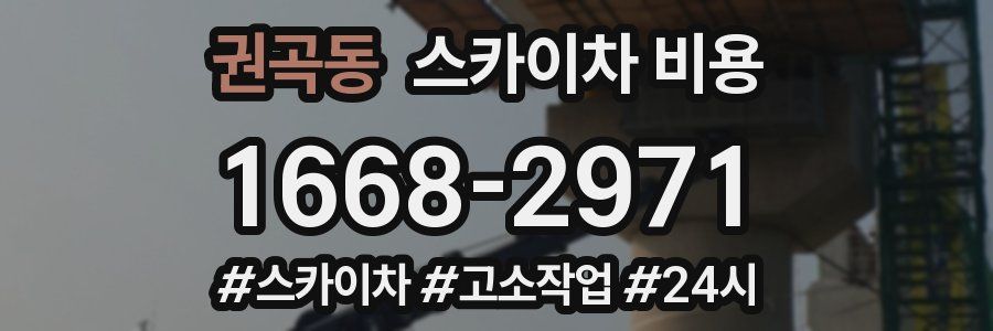 권곡동 스카이차 비용