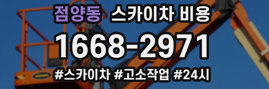 점양동 스카이차 비용