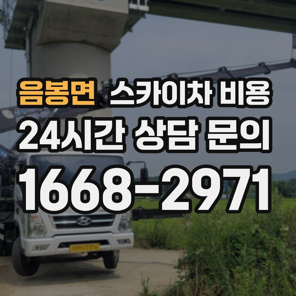 음봉면 스카이차 비용