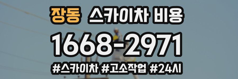 장동 스카이차 비용