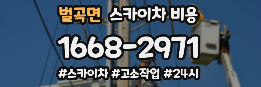 벌곡면 스카이차 비용