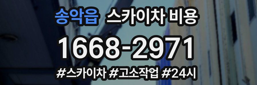 송악읍 스카이차 비용