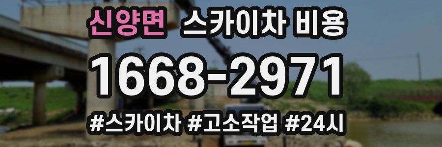 신양면 스카이차 비용