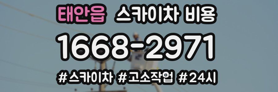 태안읍 스카이차 비용