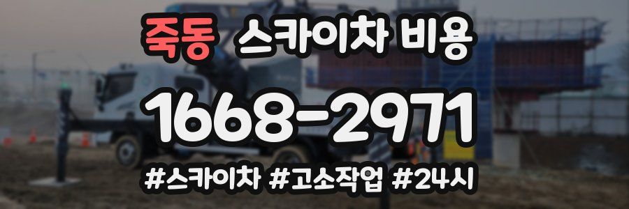 죽동 스카이차 비용