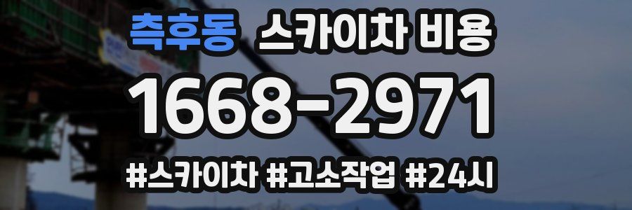 측후동 스카이차 비용