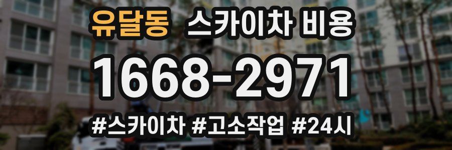 유달동 스카이차 비용