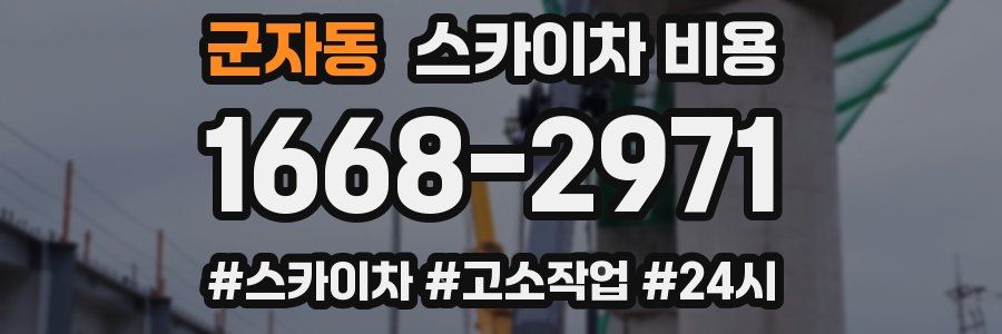 군자동 스카이차 비용