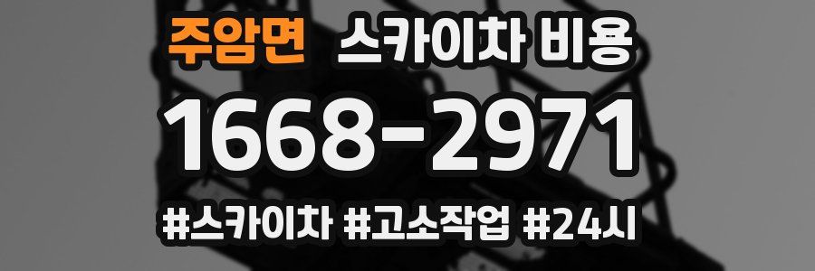 주암면 스카이차 비용