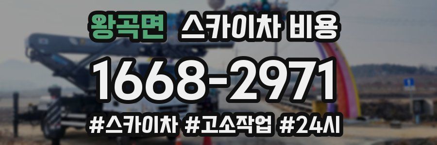 왕곡면 스카이차 비용