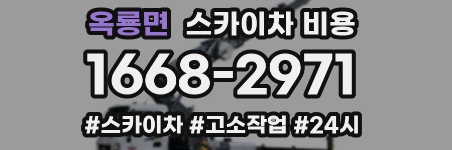 옥룡면 스카이차 비용