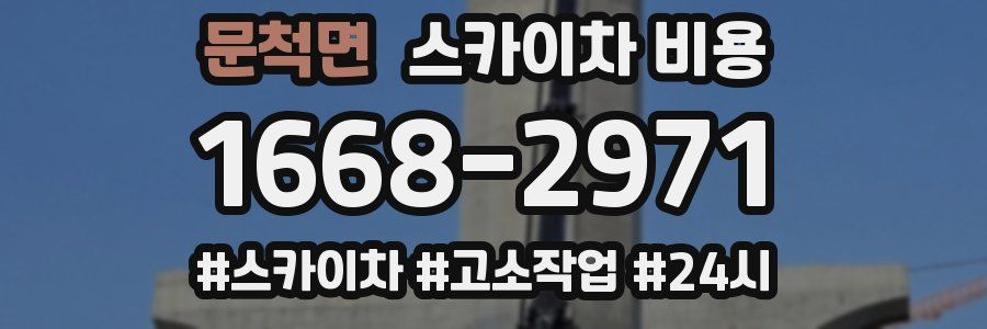 문척면 스카이차 비용