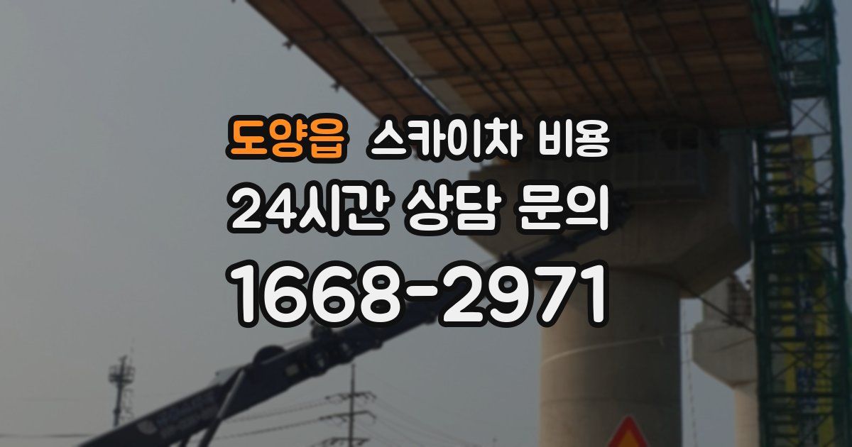 도양읍 스카이차 비용