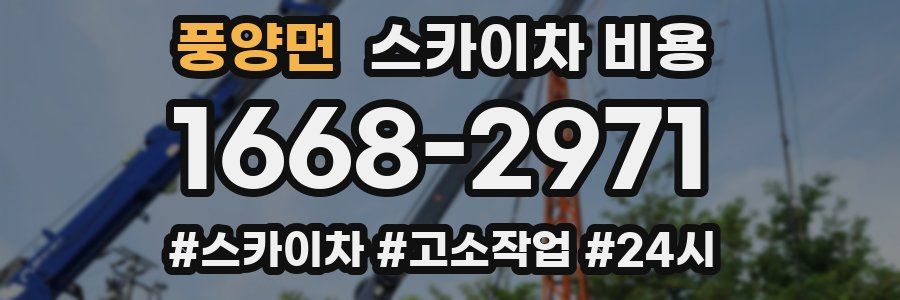 풍양면 스카이차 비용