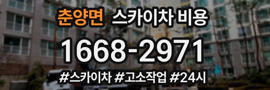 춘양면 스카이차 비용