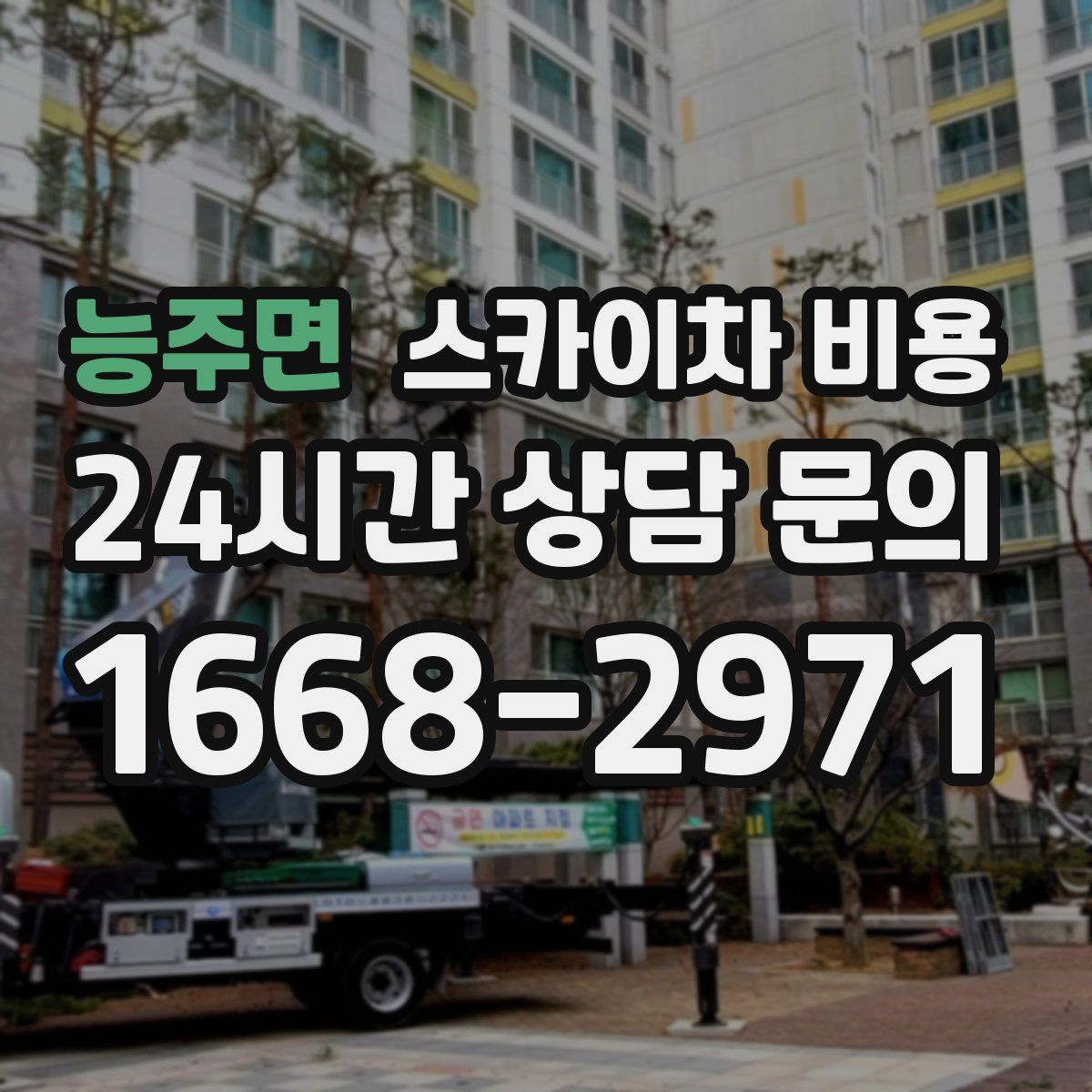 능주면 스카이차 비용