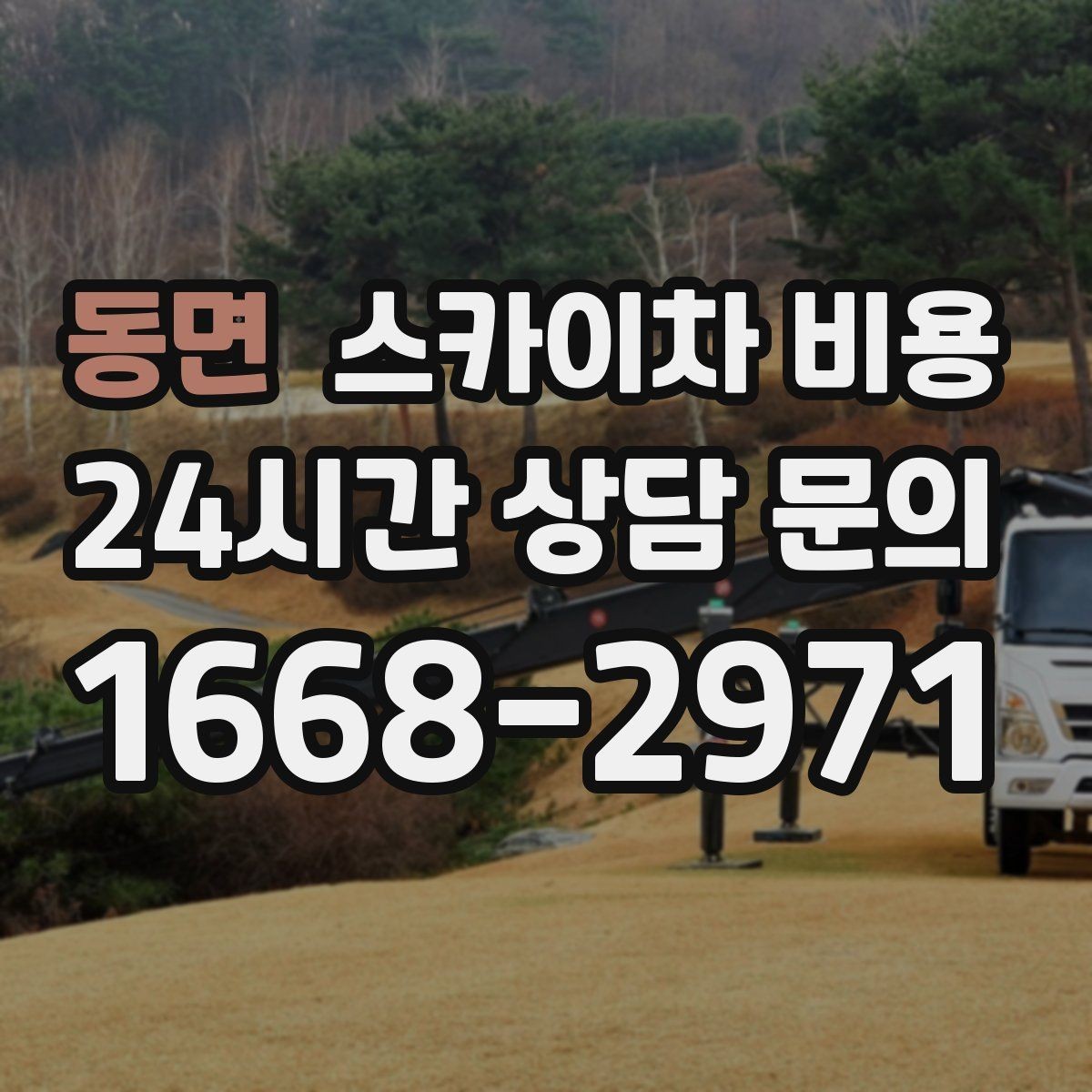 동면 스카이차 비용 작업 위치를 한 문장으로 정리하는 법