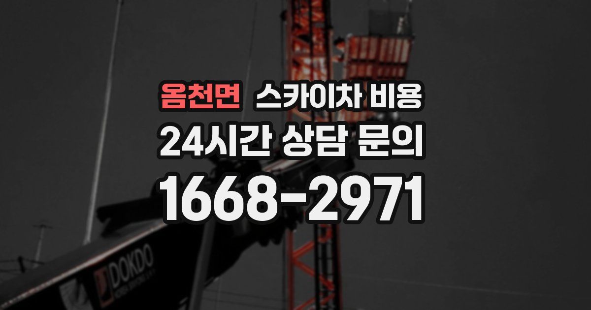 옴천면 스카이차 비용