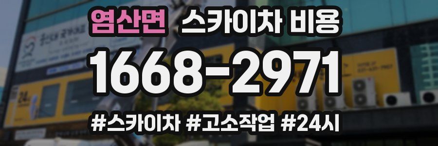 염산면 스카이차 비용