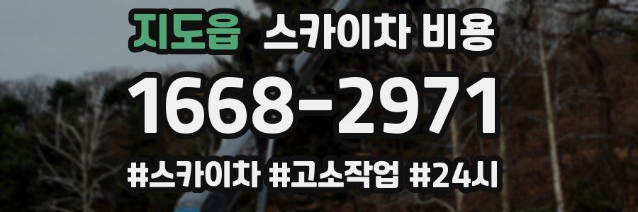 지도읍 스카이차 비용