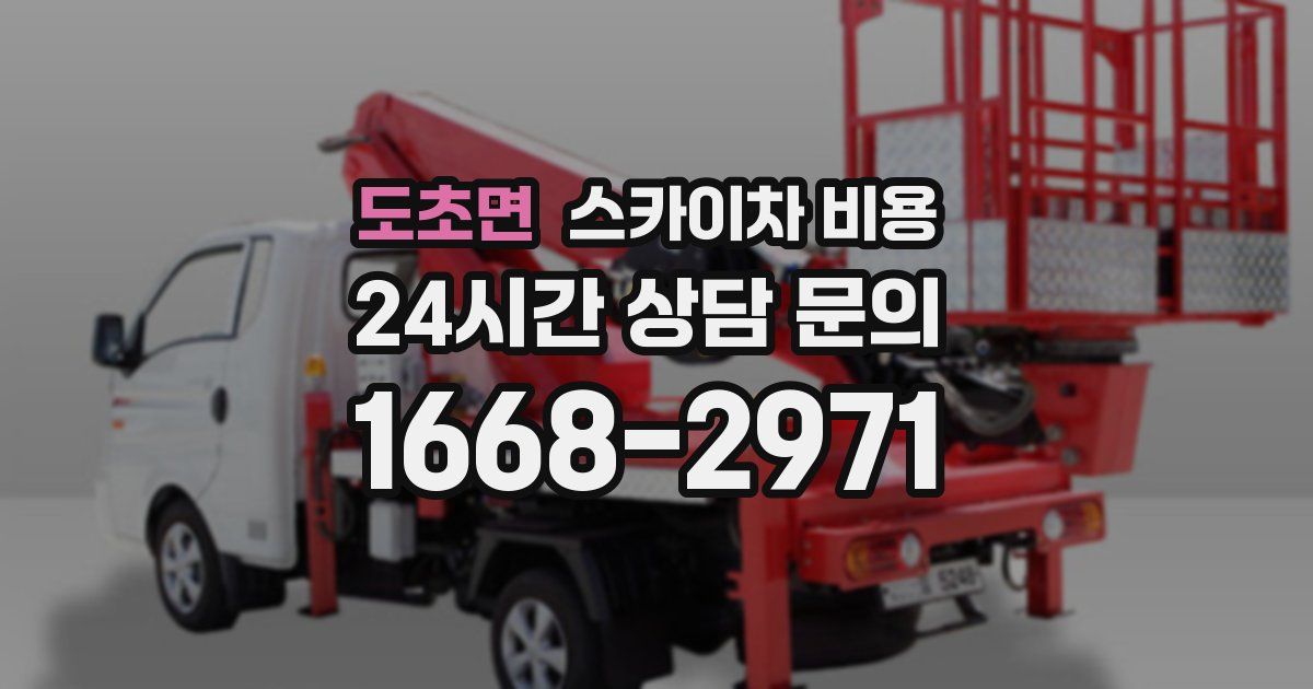 도초면 스카이차 비용