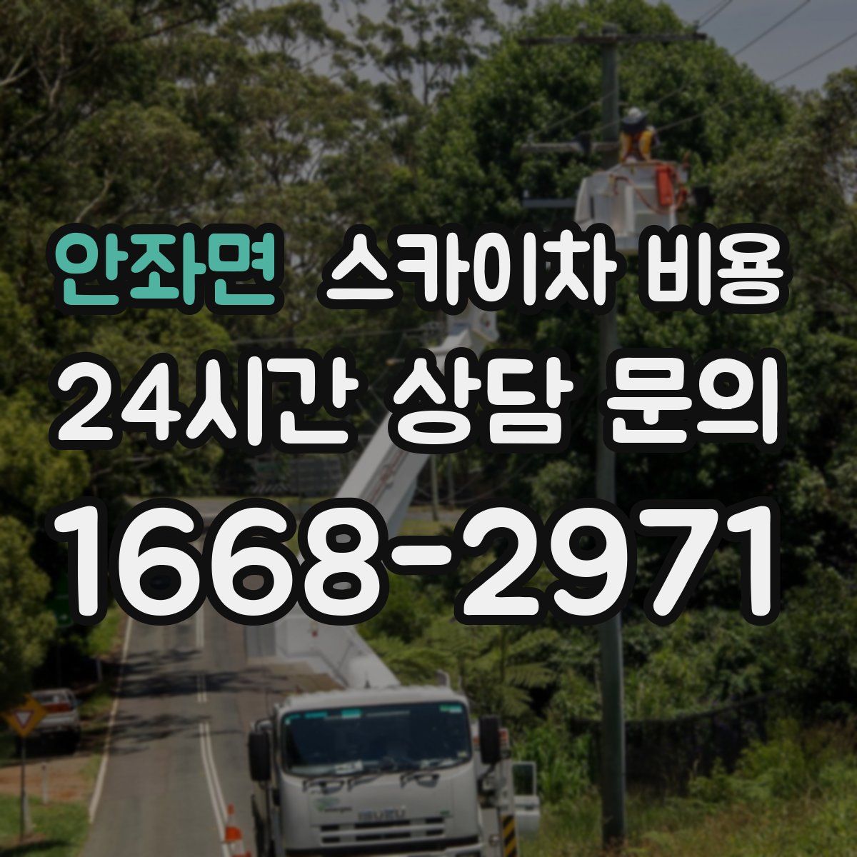 안좌면 스카이차 비용