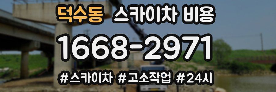 덕수동 스카이차 비용